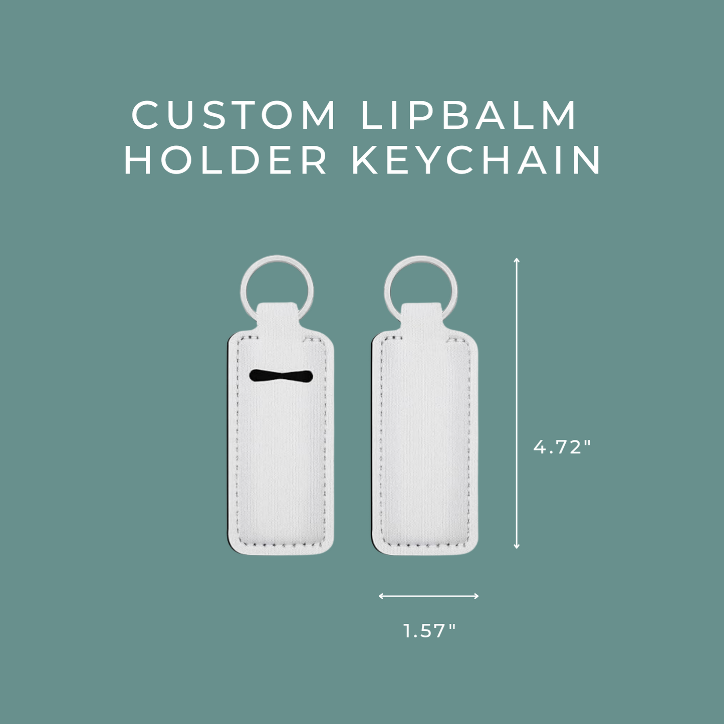 Custom Lipbalm Keychain Holder