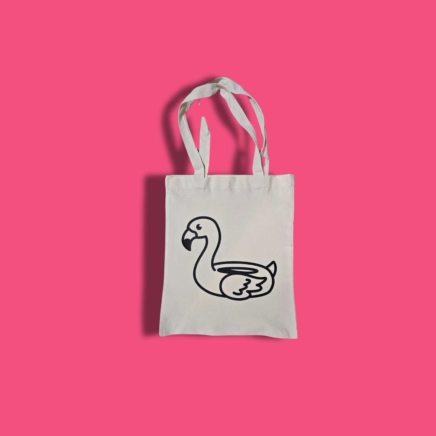 Flamingo Floatie Tote Bag