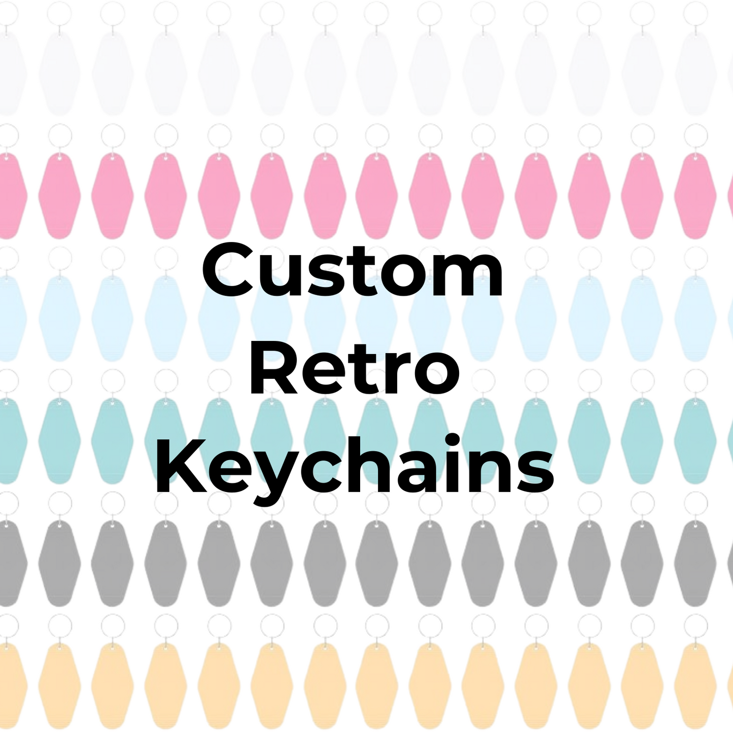 Custom Retro Keychain