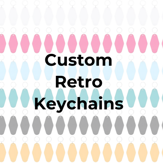 Custom Retro Keychain