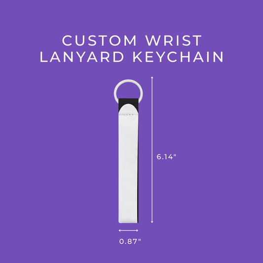 Custom Wrist Lanyard Keychain